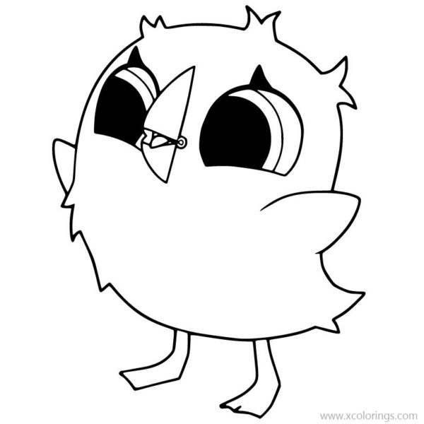 Puffin Rock Flynne Coloring Pages - XColorings.com