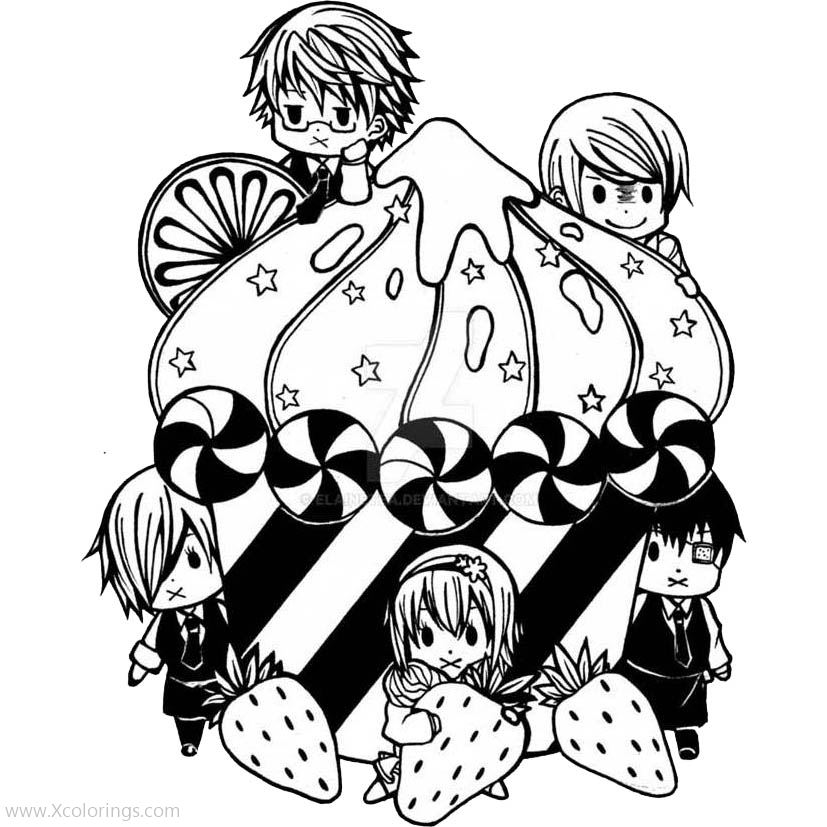 Free Chibi Tokyo Ghoul Characters Coloring Pages Ken printable