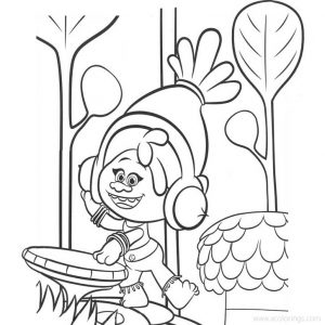 DJ Suki from Trolls Coloring Pages - XColorings.com