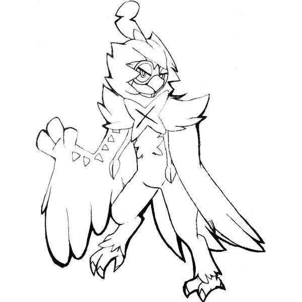 Necrozma from Pokemon Sun and Moon Coloring Pages