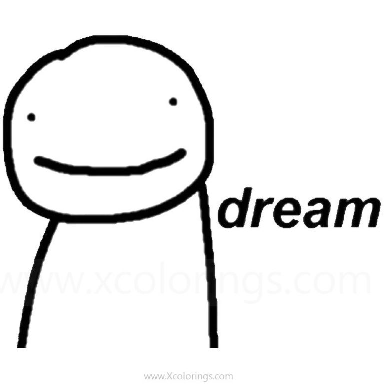 Dream SMP Coloring Pages Printable - XColorings.com