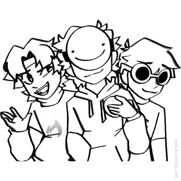 Dream Smp Coloring Book Coloring Pages