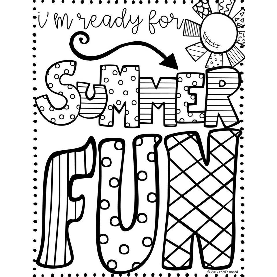 Free End of School Year Coloring Pages Ready for Summer Fun printable