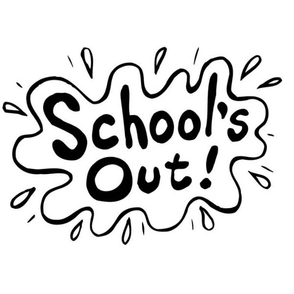 Free End of School Year Coloring Pages School is Out printable