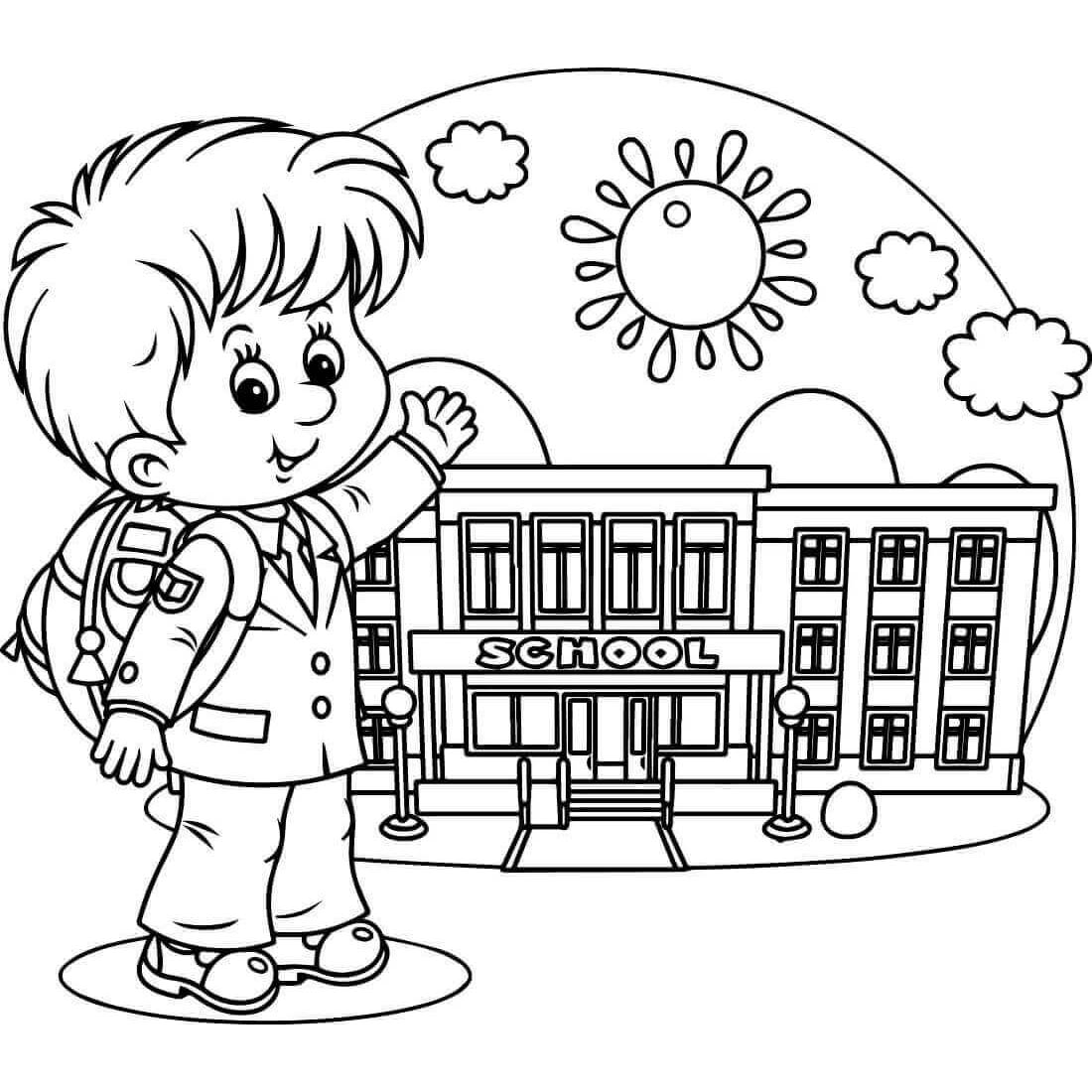 Free End of School Year Coloring Pages for Boy printable