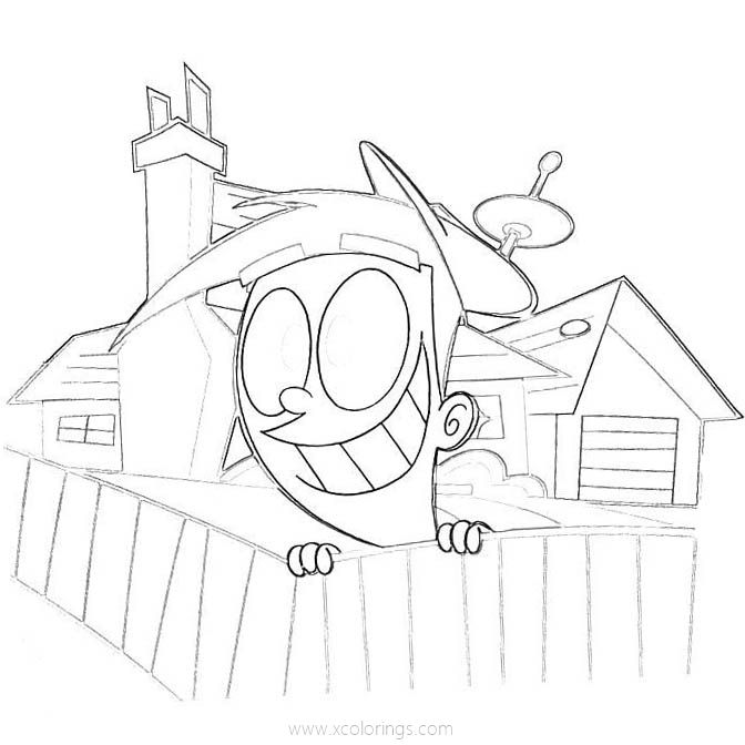 Free Fairly OddParents Timmy Turner Coloring Pages printable