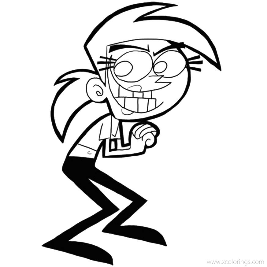 Free Fairly OddParents Vicky Coloring Pages printable