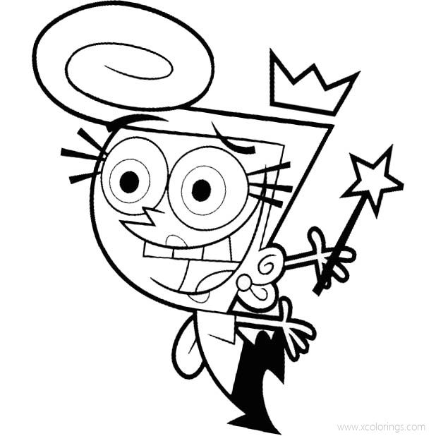 Fairy Wanda from Fairly OddParents Coloring Pages - XColorings.com