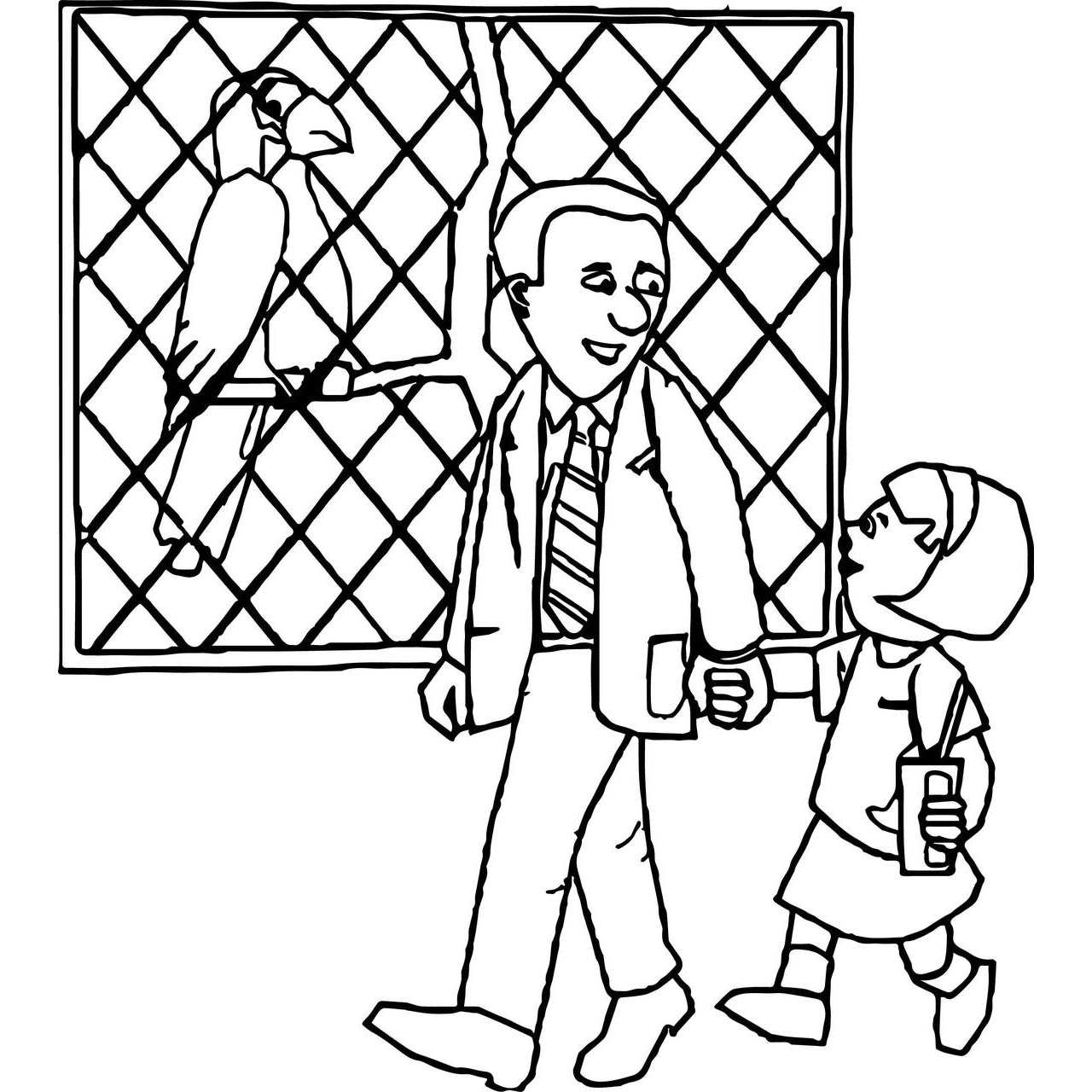 Free Father's Day Coloring Pages for Girls printable