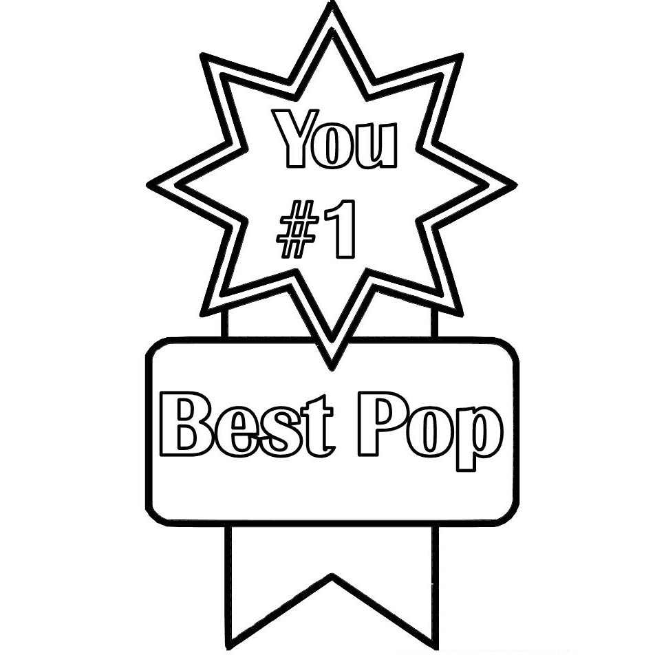 Free Father's Day Medal Coloring Pages Best Pop printable