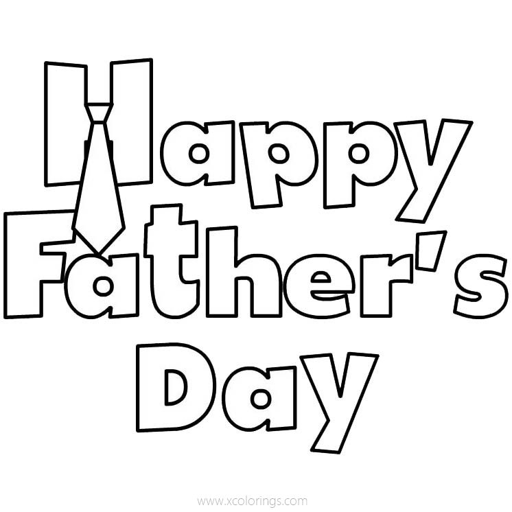 Free Free Happy Father's Day Letters Coloring Pages printable