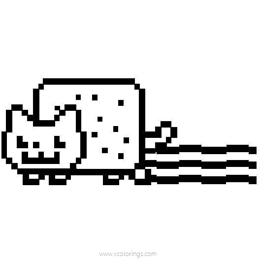 Free Free Nyan Cat Coloring Pages printable