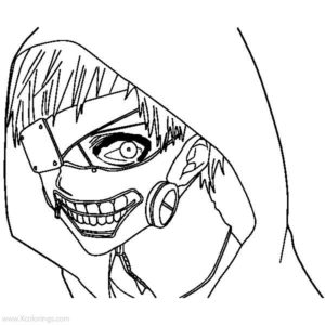 Anime Tokyo Ghoul Coloring Pages - XColorings.com