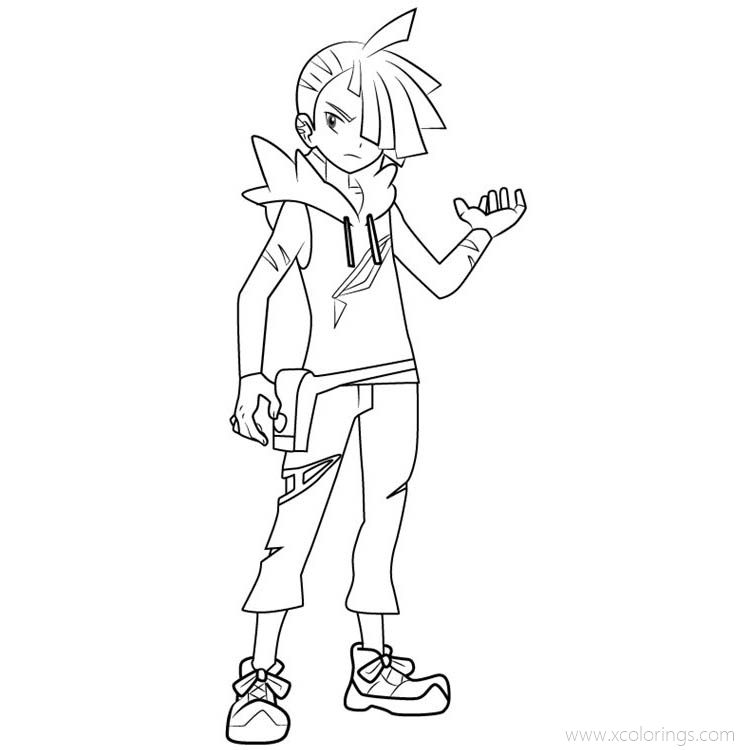 Free Gladion Coloring Pages printable