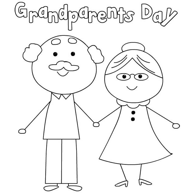 Free Grandparents Day Coloring Pages for Kids printable