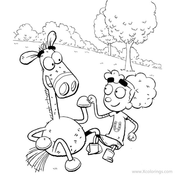 pony bramley coloring page
