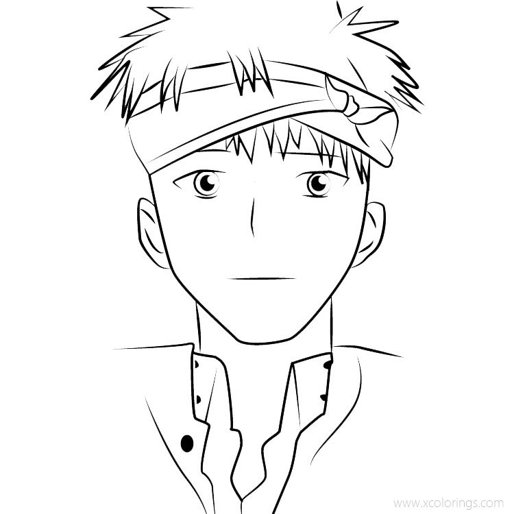 Free Igarashi from Angel Beats Coloring Pages printable