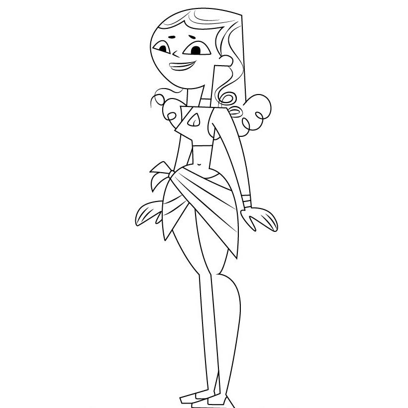 Free Izzy from Total Drama Coloring Pages printable