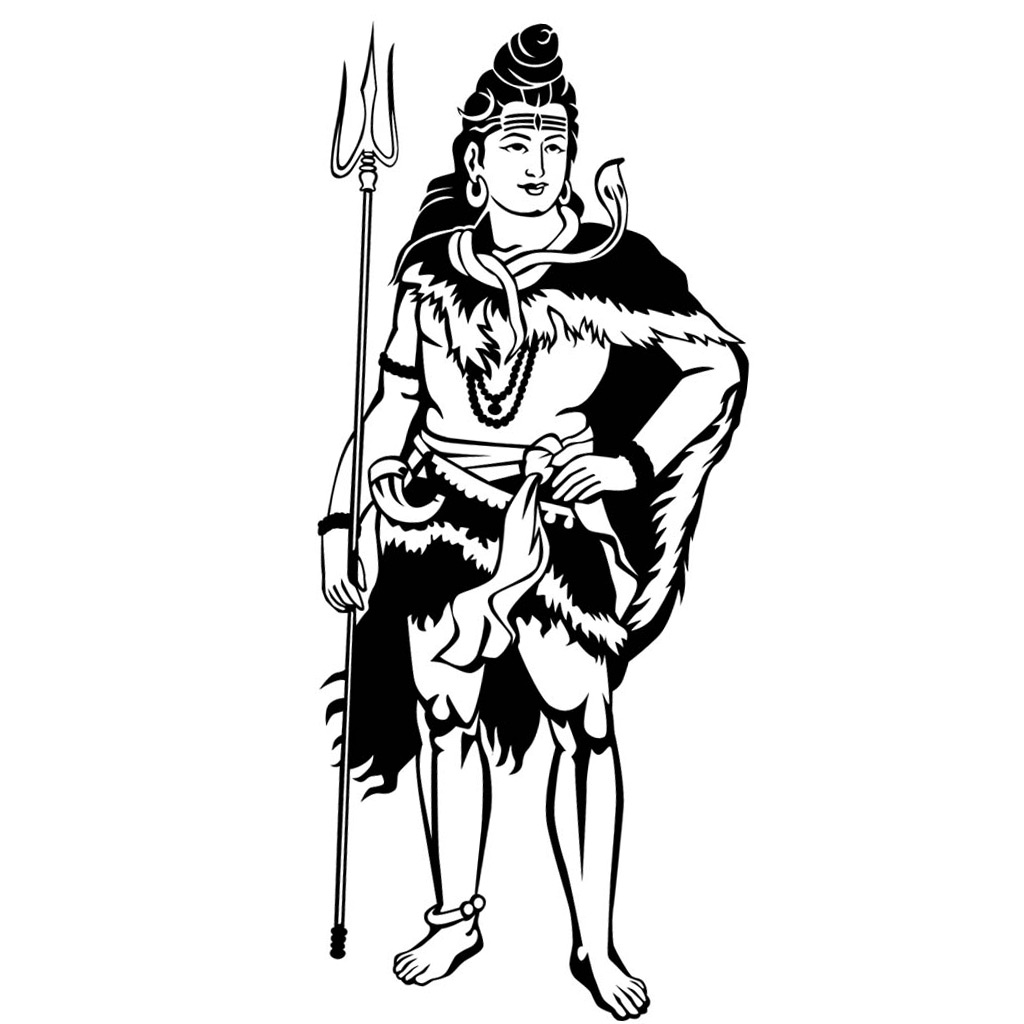 Free Lord Shiva Coloring Pages Craft Template printable