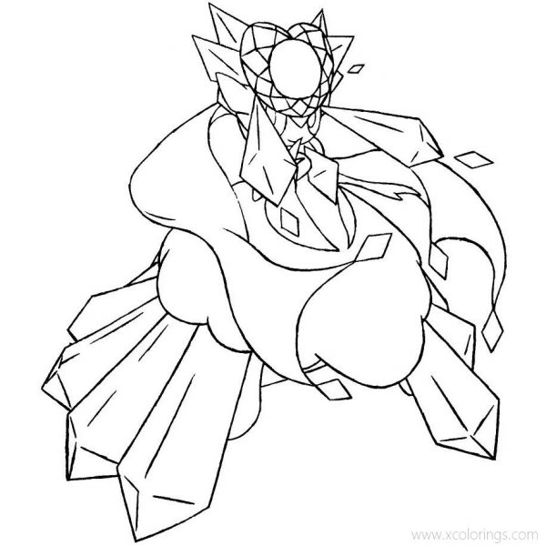 Hoopa Unbound Pokemon Coloring Pages - XColorings.com