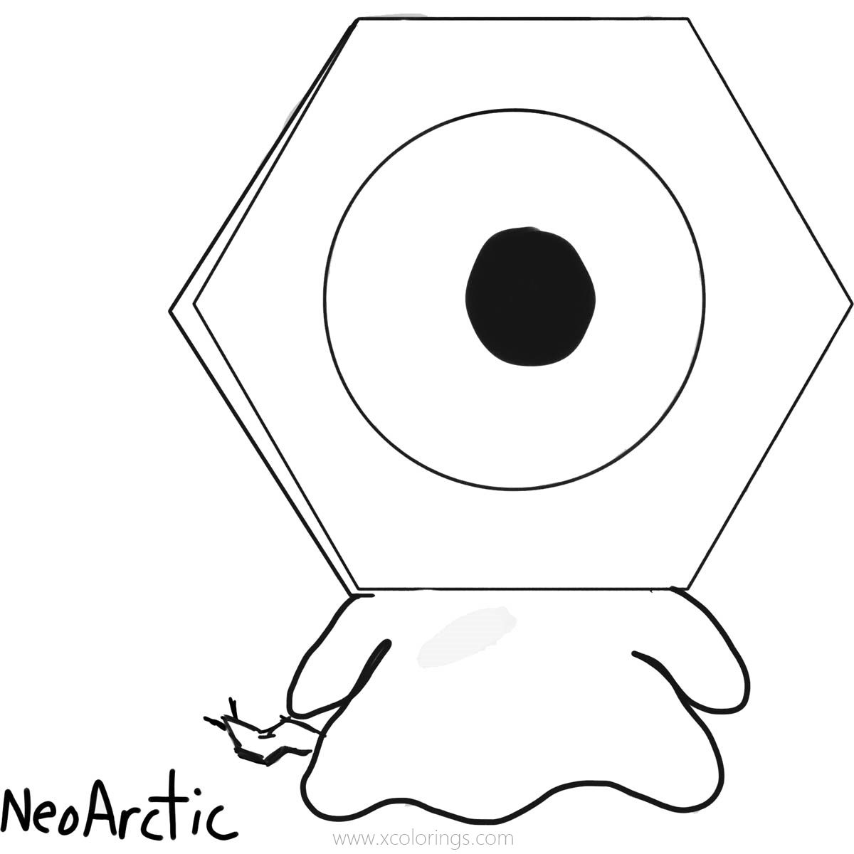 Free Meltan Pokemon Coloring Pages by NeoArctic printable