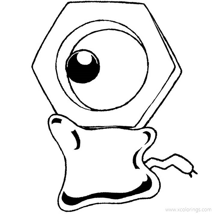 Free Meltan Pokemon Coloring Pages printable