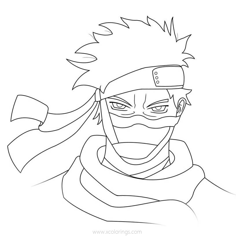 Free Naruto Zabuza Coloring Pages Lineart by kniftorious printable