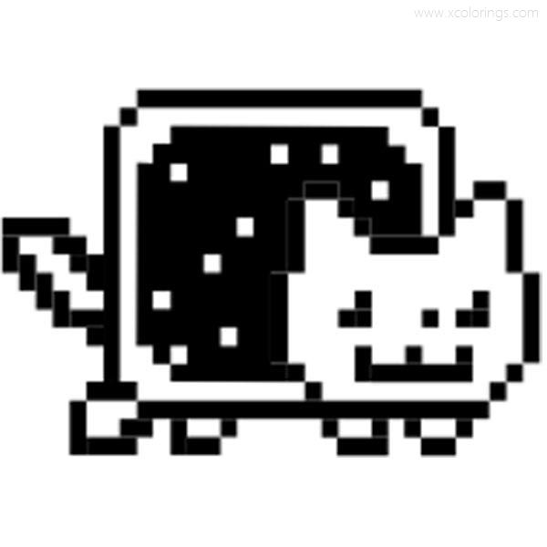 Nyan Cat Coloring Sheets - XColorings.com