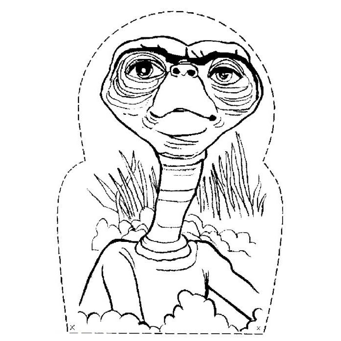 Free Old Alien Coloring Pages printable