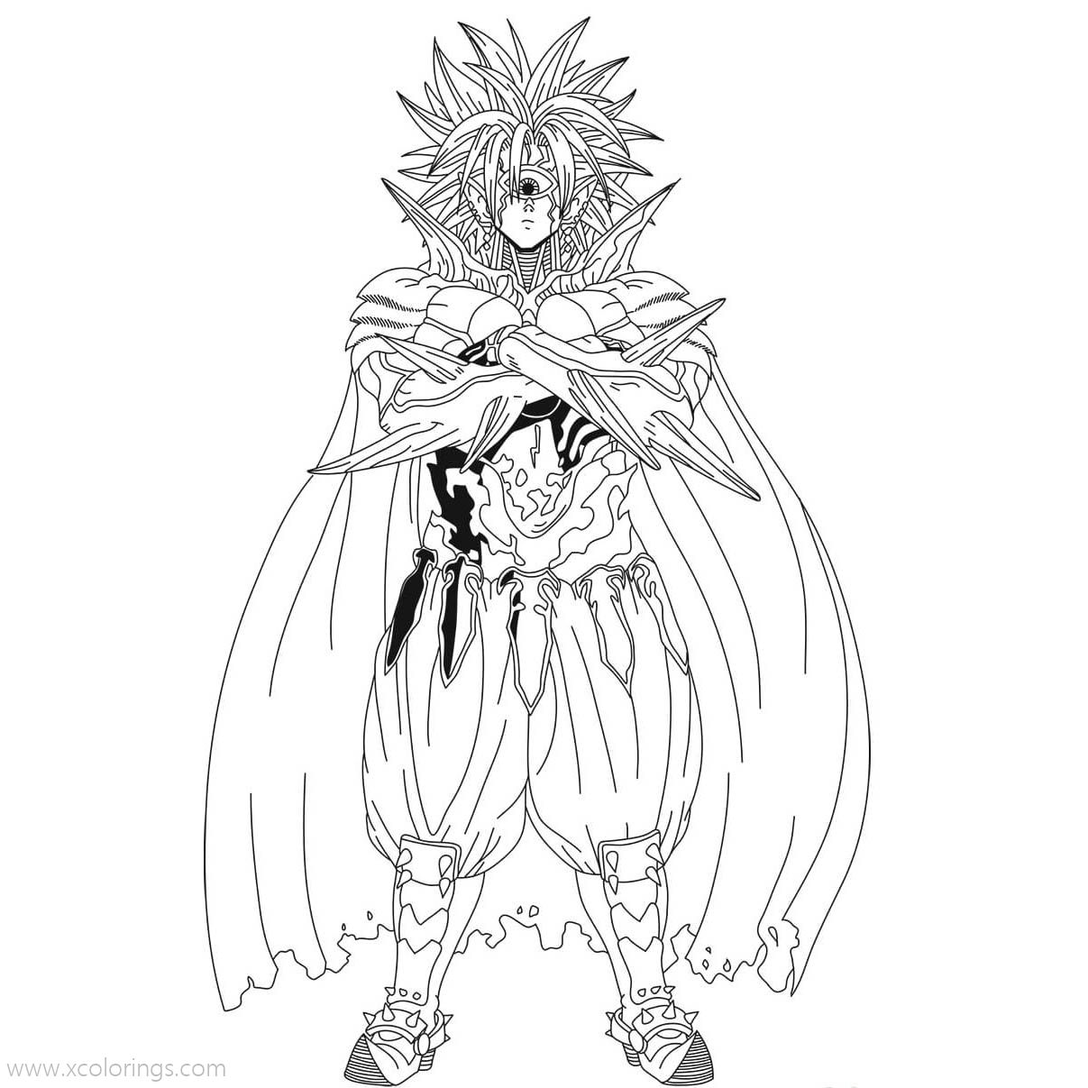 Free One Punch Man Boros Coloring Pages printable