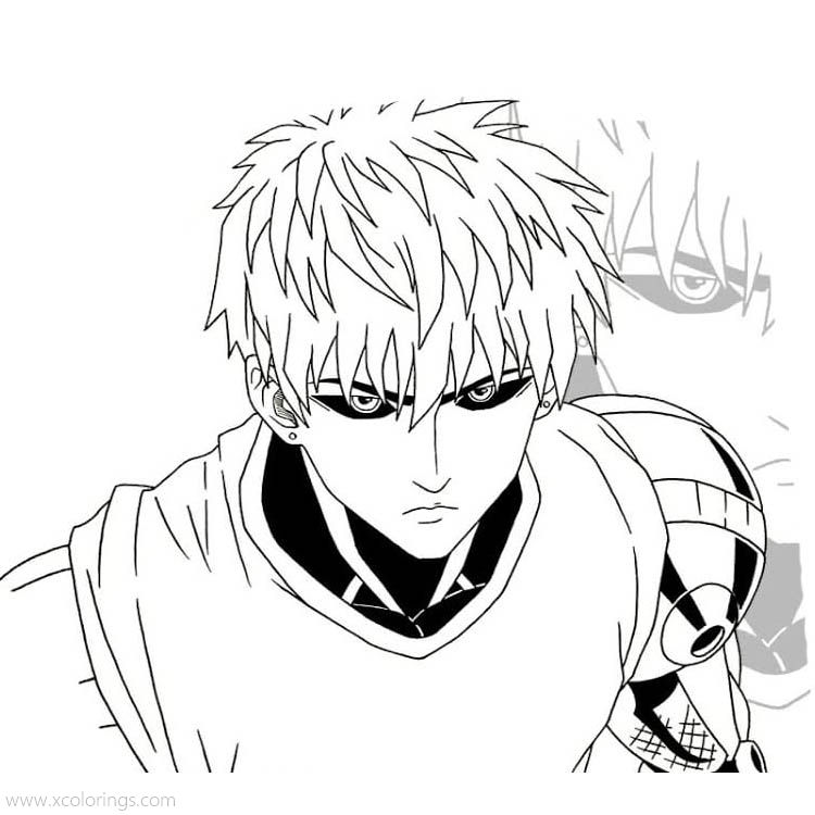 One Punch Man Boros Coloring Pages - XColorings.com