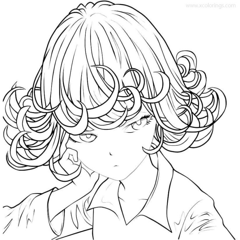 Genosu from One Punch Man Coloring Pages Printable - XColorings.com