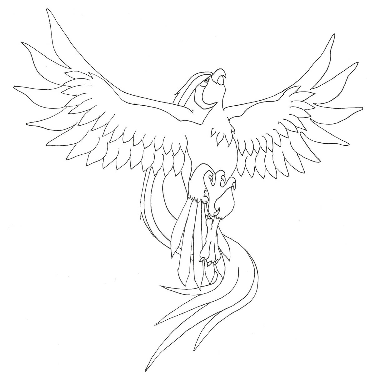 Free Pidgeot Pokemon Coloring Pages by Saij-Spellhart printable