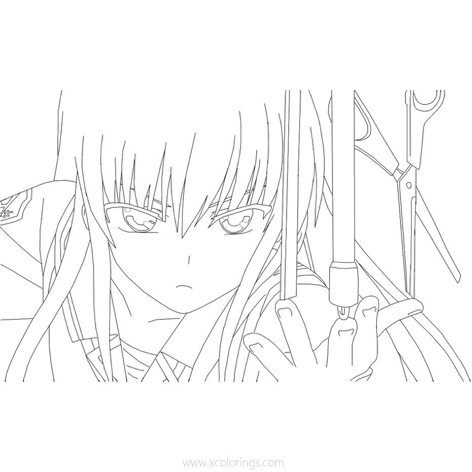 Free Printable Angel Beats Coloring Pages printable