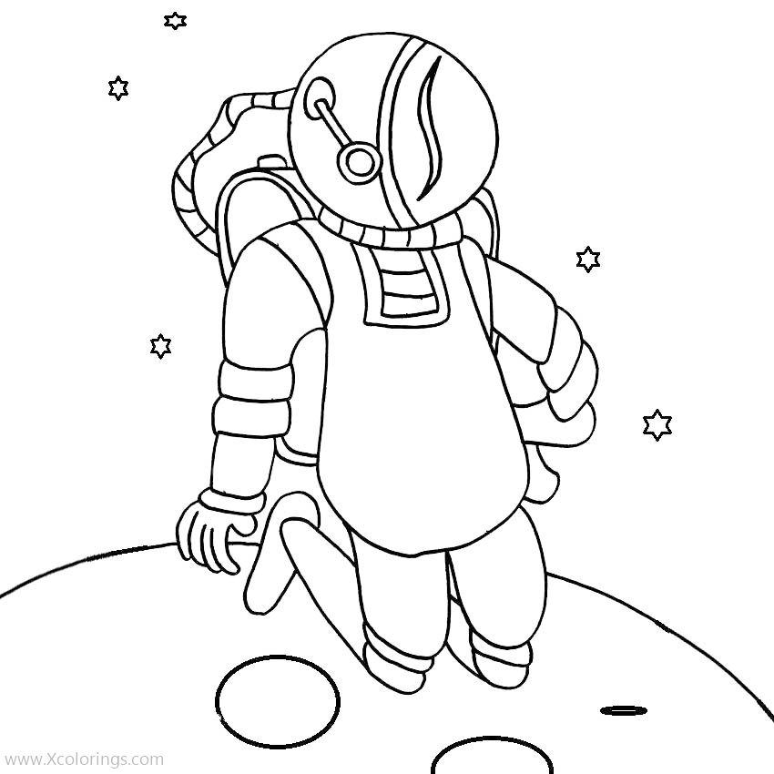 Free Printable Astronaut Coloring Pages for Kids printable
