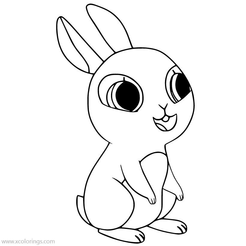 Free Puffin Rock Coloring Pages May Bunny printable