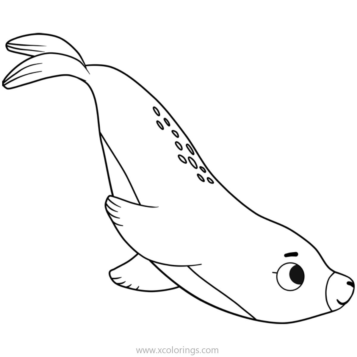 Free Silky from Puffin Rock Coloring Pages printable