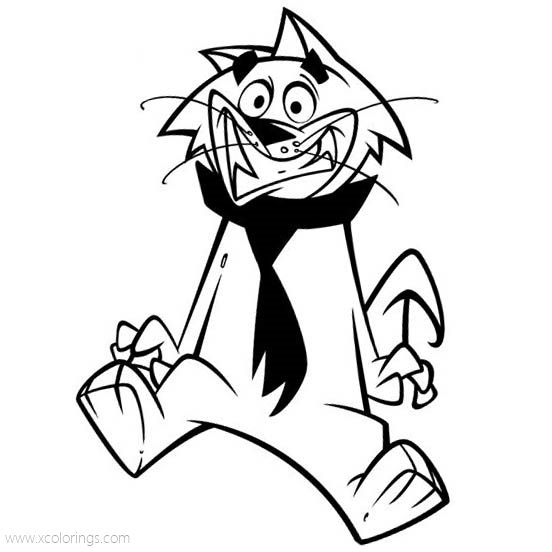 Free Spook from Top Cat Coloring Pages printable