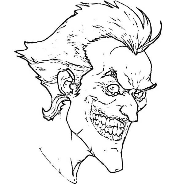 Free Suicide Squad Joker Coloring Pages printable
