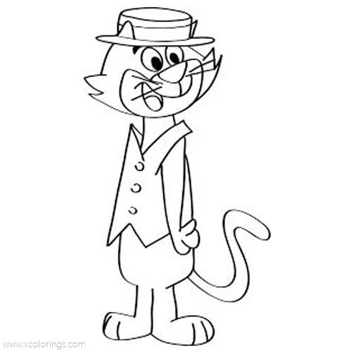 Free TV Series Top Cat Coloring Pages printable