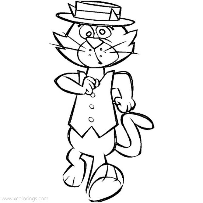 Free TV Show Top Cat Coloring Pages Printable printable
