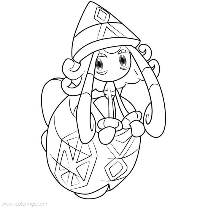 Free Tapu Lele Coloring Pages printable