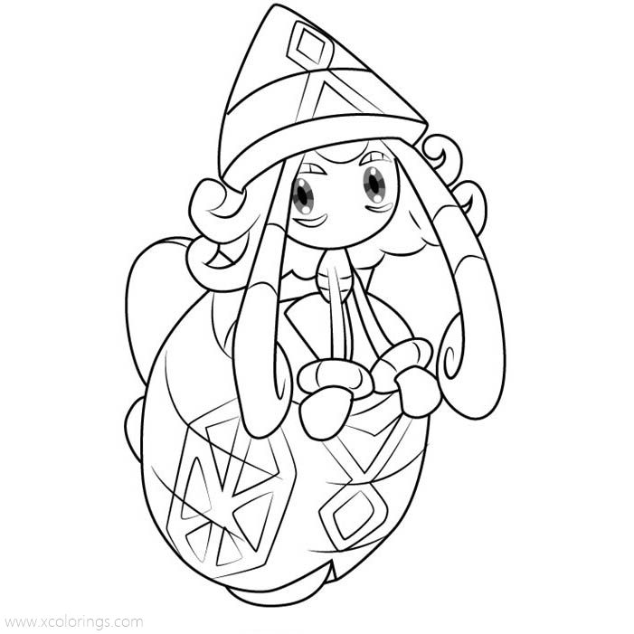 Tapu Lele Coloring Pages - XColorings.com