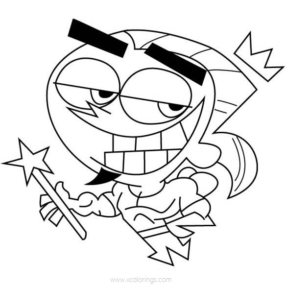 Free The Fairly OddParents Coloring Pages Juandissimo printable
