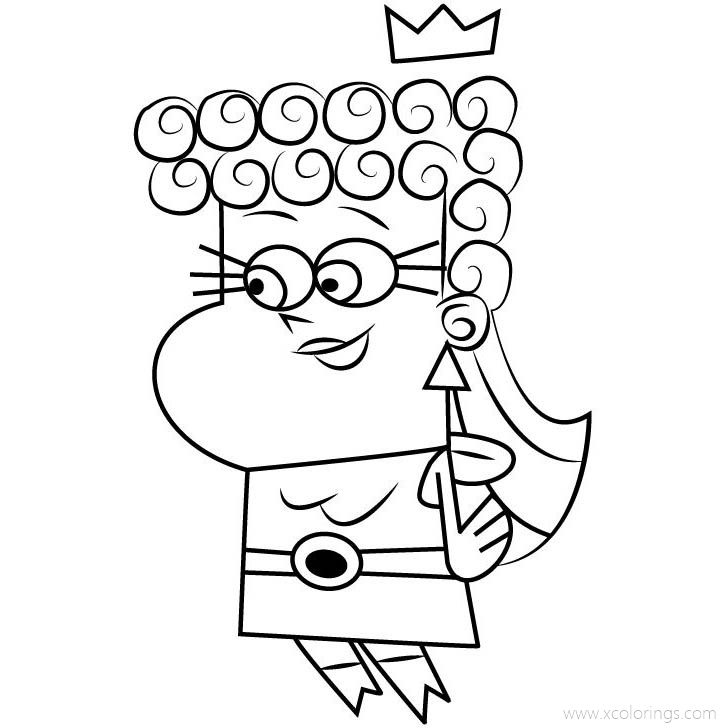 Free The Fairly OddParents Coloring Pages Mama Cosma printable