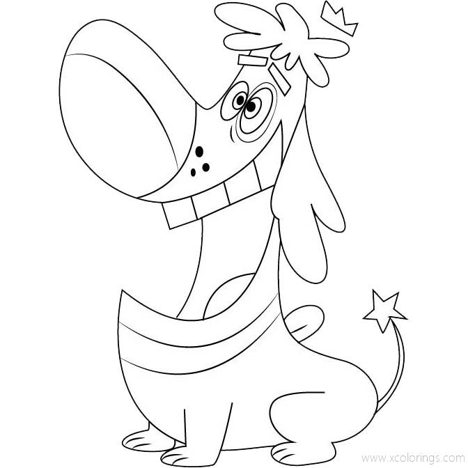 Free The Fairly OddParents Coloring Pages Sparky printable