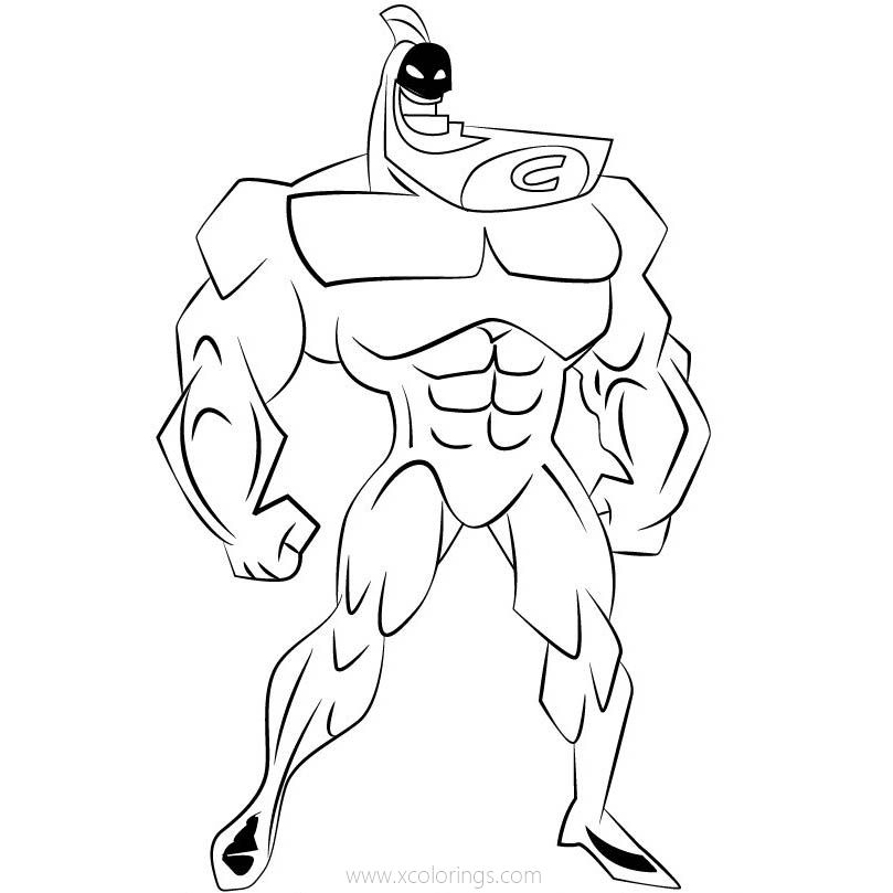 Free The Fairly OddParents Coloring Pages The Crimson Chin printable