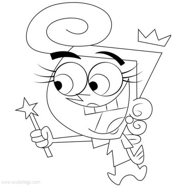 Fairly Odd Parents Coloring Pages Wanda Cosmo Jimmy and Timmy
