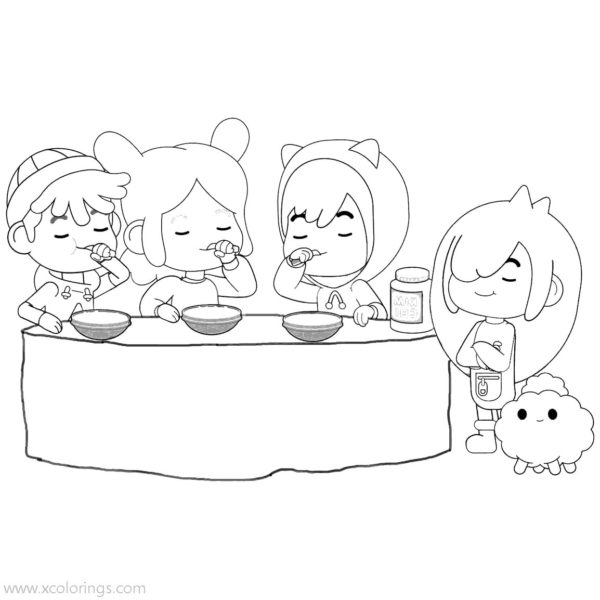 Toca Boca Coloring Pages, Print and color your own Toca Band | Toca Band | Pinterest : Come to this book, you will have chance to challenge yourself to color and mix colors so that you will have hours having fun and cultivate your creativity and develop your imagination.