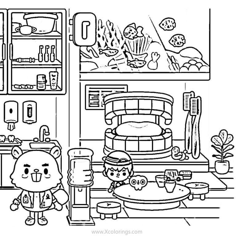 Toca Boca Coloring Pages Printable Printable Template Calendar Io